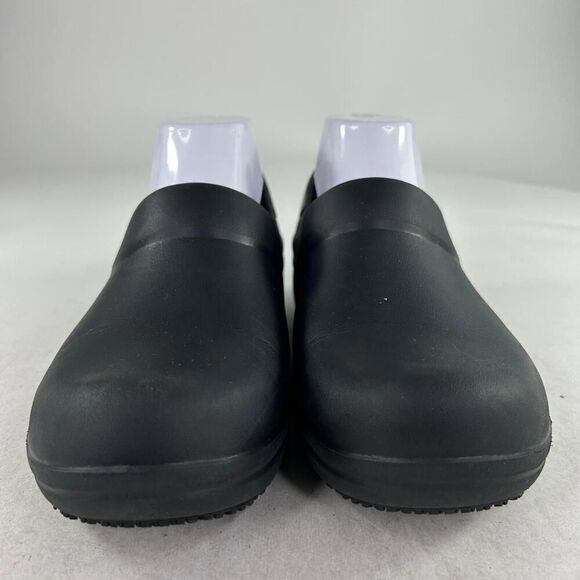 Crocs Neria Pro Clogs Women’s US 9 Black Dual Comfort Slip On Clog Shoes - Picture 2 of 10